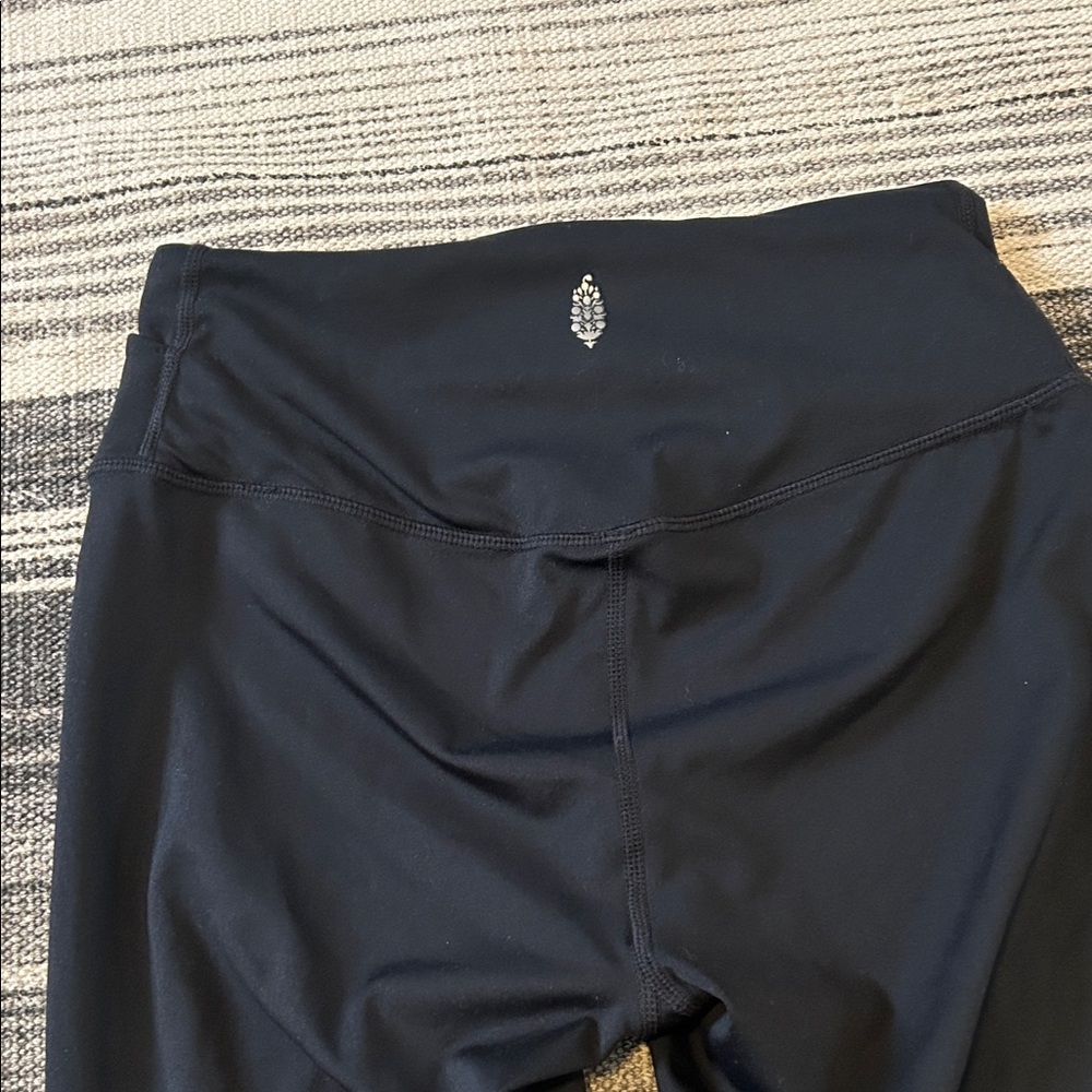 Free People Movement Black High-Waisted Leggings with Pocket